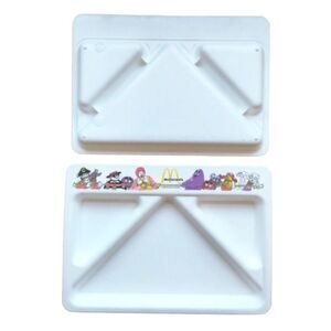 McDonald's Set of Two (2) Vintage Food Trays 1987 Plastic White